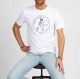 T-shirt Papa Poule Blanc