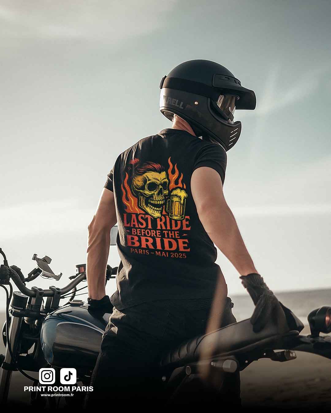 Tshirt creator 2.0 last ride before the bride