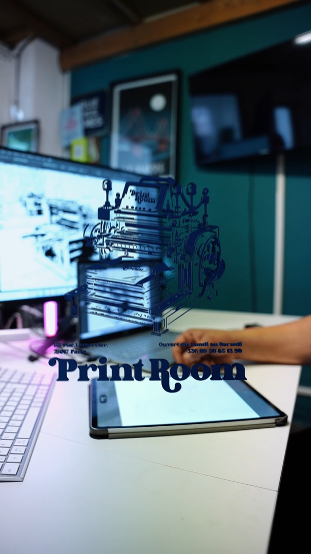 Atelier impression textile PRINT ROOM Paris